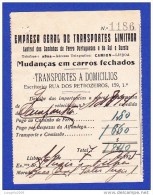 EMPREZA GERAL DE TRANSPORTES LIMITADA -  LISBOA, 16.7.1921 - Portugal