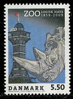 (cl. 3 - P.43)  Danemark ** N° 1533 (ref. Michel Au Dos) - Zoo. Rhinocéros Blanc - - Unused Stamps