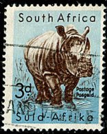 (cl. 3 - P.46) Afrique Du Sud Ob  N° 205 (ref. Michel Au Dos) - Rhinocéros - - Ungebraucht
