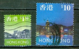 Vues Panoramiques De Hong Kong - HONG KONG - De Nuit - N° 823-831 - 1997 - Usati