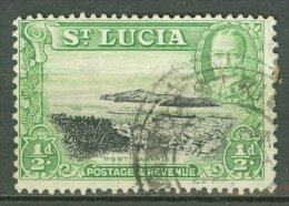 ST. LUCIA 1936: Sc 95a, D. 13 : 12, O - FREE SHIPPING ABOVCE 10 EURO - Ste Lucie (...-1978)