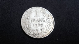 1 Franc 1909 - Léopold II - Type Vinçotte Légende En Français - 1 Franc