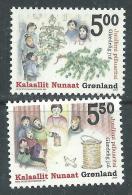 Groenland N°  406 / 07  XX  Noël :   Les 2 Valeurs Sans Charnière, TB - Nuovi