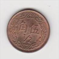 TAIWAN  1/2 YUAN  5 CHIAO   ANNO 1988 UNC - Taiwan