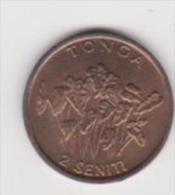 TONGA  2 SENITI   ANNO 1996 UNC - Tonga