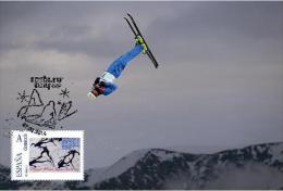 Spain 2014 - XXII Olimpics Winter Games Sochi 2014 Gold Medals Special Maxicard - Anton Kushnir - Winter 2014: Sotschi