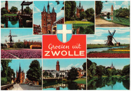 Nederland/Holland, Zwolle, 9-luik, Ca. 1970 - Zwolle