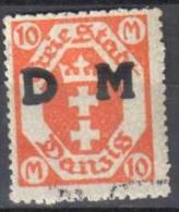 Danzig 1922 - Official Stamps - Mi 27 - Gestempelt - Used - Dienstmarken