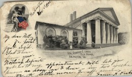 100319 Sc 279-CDS WASHINGTON,D.C.//1900-GEN.ROBERT E.LEE´S OLD HOME-CDS LYNCHBURG,VA.//REC´D[ DAMAGED CARD & STAMP] - Arlington