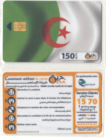 Algérie Télécarte Oria Drapeau Algérien -  Algerische Fahne -  Bandera Argelina -  Algerian Flag - Argelia