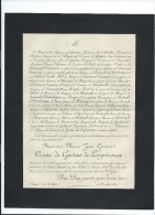 Annonce/Marie Jean Gaston Comte De Gestas De Lespéroux/75 Ans /Amiens /1894  FPD51 - Esquela