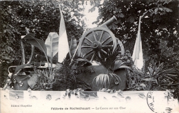 87. HAUTE-VIENNE - ROCHECHOUART. Félibrée 1913. Le Canon Sur Son Char. BPlan. - Rochechouart