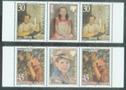 YU 2001-3042-3 JOY OF EUROP, YUGOSLAVIA, 2 X 2v + Label , MNH - Other & Unclassified