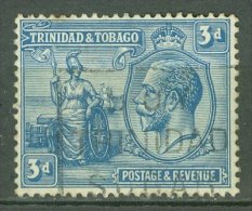 TRINIDAD & TOBAGO 1922-28: Sc 25 / YT 114, O - FREE SHIPPING ABOVE 10 EURO - Trinidad & Tobago (...-1961)