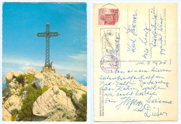 AK 4820 Bad Ischl Katrin-Gipfelkreuz Gipfel 1970 Katrinalm Operettenwochen Berg Oberösterreich Salzkammergut Österreich - Bad Ischl