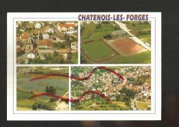 Cpm 903052 Chatenois Les Forges , 4 Vues Sur Carte , Stade , Ville , Plan D'eau - Châtenois-les-Forges