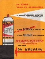 75 - PARIS- PUBLICITE PROCOMBUR-14 AV. HOCHE- START PILOTE POUR MOTEURS ESSENCE ET DIESEL-GAZOMATIQUE- OLIVIER - 1950 - ...