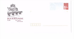 Lettre PAP Pret à Poster Marianne De Luquet Neuf 71 Iguerande  Eglise Musée - Listos A Ser Enviados : Réplicas Privadas