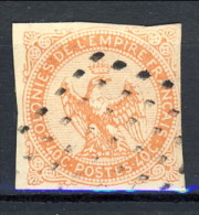 Colonie Francesi, Emissioni Generali  1859-65 N. 5 C. 40  Vermiglio Usato Annullo MQE (Martinique) In Losanga - Eagle And Crown