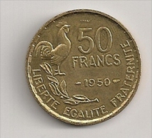 50 Frs G GUIRAUD ESSAI 1950 - Essais, Piéforts, épreuves & Flans Brunis