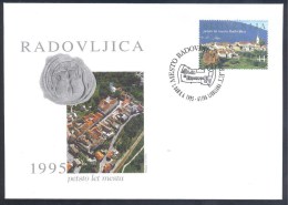 1995 Slovenia Slowenien Slovenie Fdc Cover: 500 Years City Of Radovljica; Church Kirche; Stadtsiegel - Geography