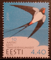 Estonia, 2001, Mi: 410 (MNH) - Zwaluwen