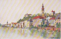 AK Burghausen An Der Salzach -Künstlerkarte (20865) - Burghausen