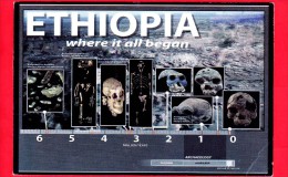 ETIOPIA - Cartolina Viaggiata Nel 2015 - Addis Abeba - Museo Nazionale - Ethiopie