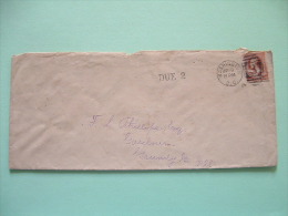 USA 1885 Cover Washington To Gardner - Washington (damaged) - Due Postmark - Briefe U. Dokumente