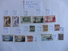 SPM :Saint Pierre Et Miquelon :13 Timbres Oblitérés - Collections, Lots & Séries