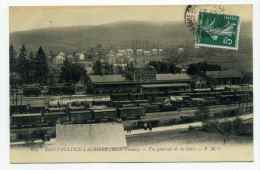 ST SULPICE LAURIERE / Haute Vienne / Vue Générale De La Gare /  Locomotive, Wagon, / Carte Animée - Other & Unclassified