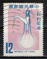 TAIWAN - 1980 - RISPARMIO ENERGETICO - USATO - Gebruikt