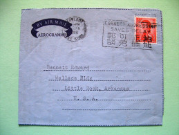 Hong Kong 1966 Cover To USA - Queen Elizabeth - Cartas & Documentos