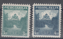 Yugoslavia Kingdom 1937 Mi#334-335 Mint Hinged - Unused Stamps