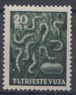 Italy Yugoslavia Trieste Zone B, Animals 1950 Mi#43, Sassone#30 Mint Hinged - Ongebruikt