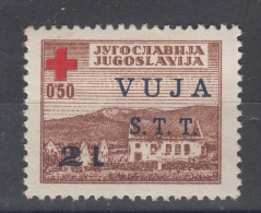 Italy Yugoslavia Trieste Zone B, Red Cross 1948 Mi#1, Sassone#4 Mint Hinged - Mint/hinged
