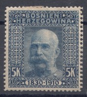 Austria Occupation Of Bosnia 1910 Mi#60 Mint Hinged - Unused Stamps