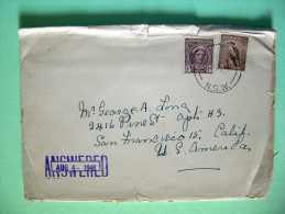 Australia 1946 Cover To USA - Bird Kingfisher - Queen Elizabeth - Briefe U. Dokumente