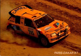 PARIS DAKAR 87...205 TURBO 16...CPM. - Rallyes