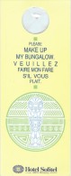 Hotellerie/Do Not Disturb/Hotel Sofitel/Marara/Bora Bora /Polynésie Fr/Années 70-80  DND2 - Andere & Zonder Classificatie