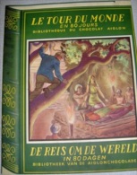 AIGLON « Le Tour Du Monde En 80 Jours » - Variété Avec Images Des Albums Sur Le 4e Plat - Album INcomplet :11/60 Chromos - Aiglon