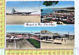 O6  NICE AEROPORT AVION SUR PISTE - Transport (air) - Airport
