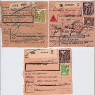 All. Bes., 1948, 3 Paketkarten , #4656 - Covers & Documents