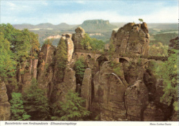 Elbsandsteingebirge - Basteibrücke Vom Ferdinandstein Mit Lilienstein - Bastei (sächs. Schweiz)