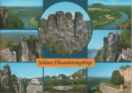Elbsandsteingebirge - Mehrbildkarte 3 - Bastei (sächs. Schweiz)