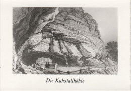 Elbsandsteingebirge - S/w Kuhstallhöhle - Bastei (sächs. Schweiz)