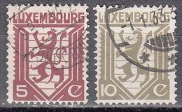 Luxembourg    Scott No.  195-96    Used    Year  1930 - Oblitérés