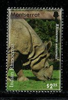 (cl. 3 - P.56) Montserrat **  Michel N° 1417 (ref. Michel Au Dos) - Rhinocéros Indien - - Montserrat
