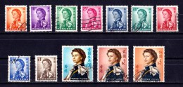 Hong Kong 1962 Queen Elizabeth II Part Set To $5 Used - Used Stamps