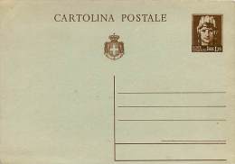 INTERI POSTALI - LUOGOTENENZA UMBERTO II - SINTONI C  127 - NUOVO - Stamped Stationery